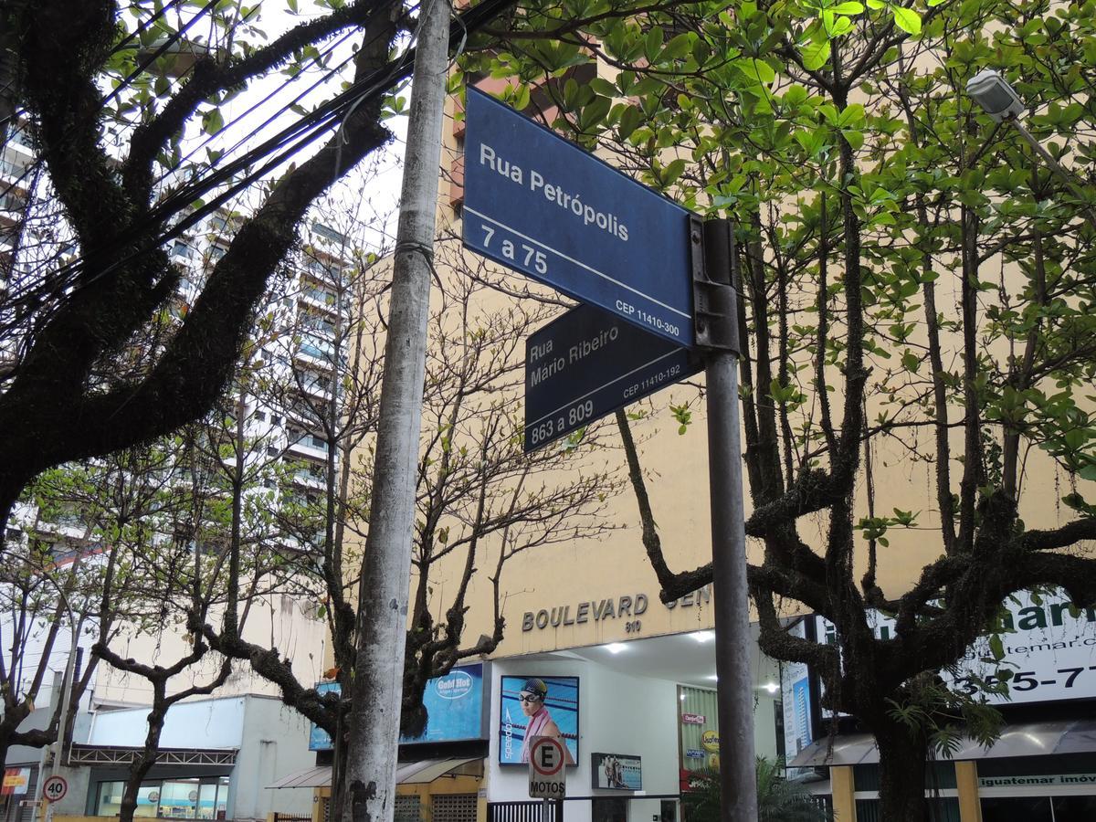 Flat Pitangueiras Boulevard Center Guarujá Eksteriør bilde